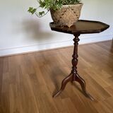 Gueridon period tripod in mahogany style nineteenth century