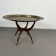 Spider Base Coffee Table with Brass Tray Top