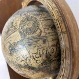 Vintage world map bookends terrestrial globes