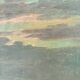 Vintage original seascape oil painting, signed beachside art