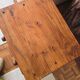 Folk Rustic Sun-Carved Nightstand sidetable cupboardsolid wood chunky