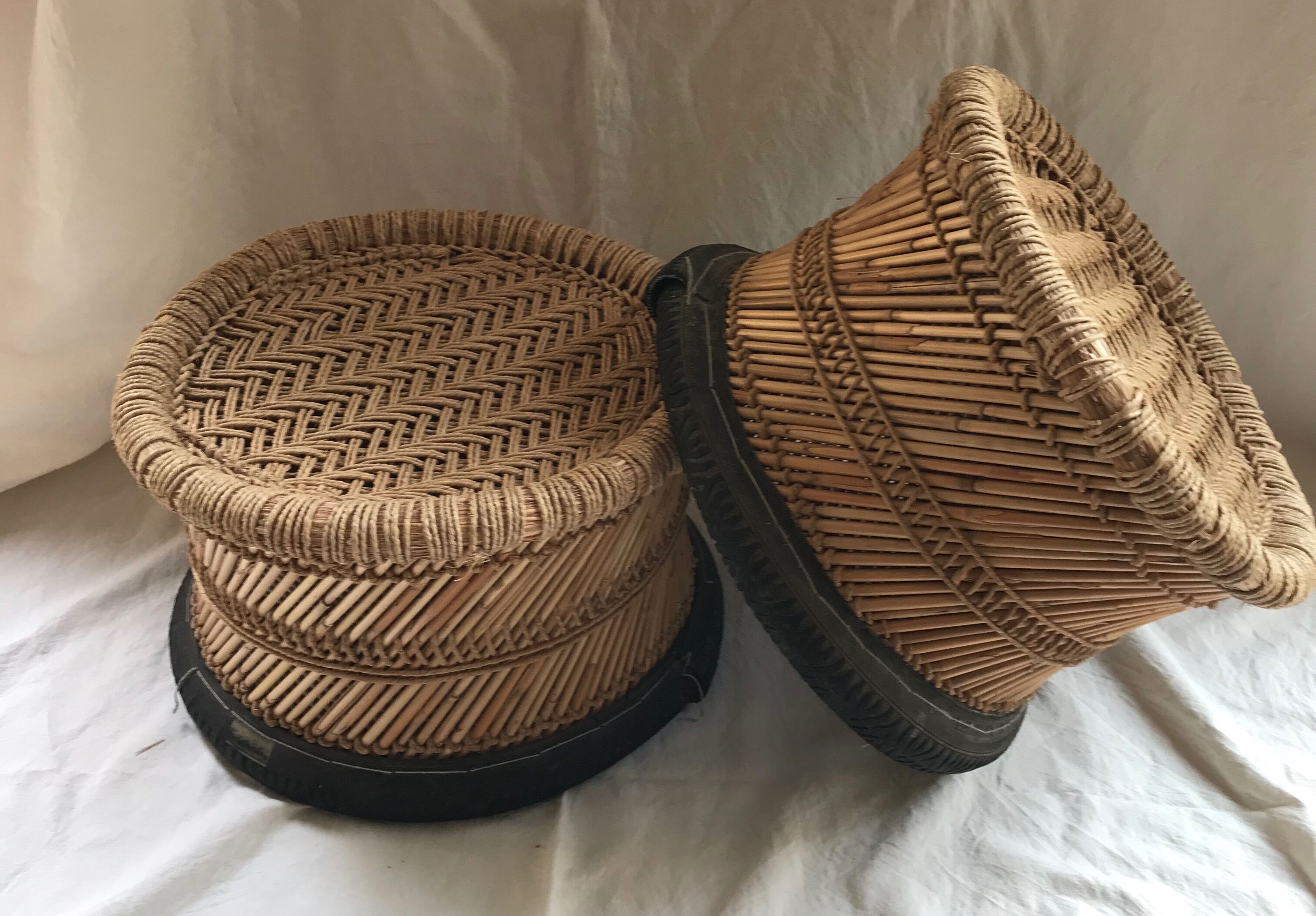 Pair of ethnic stools