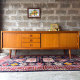Vintage Scandinavian teak sideboard, 1960s/70s.