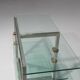 Rare 1970s Peter Ghyzcy side table on wheels