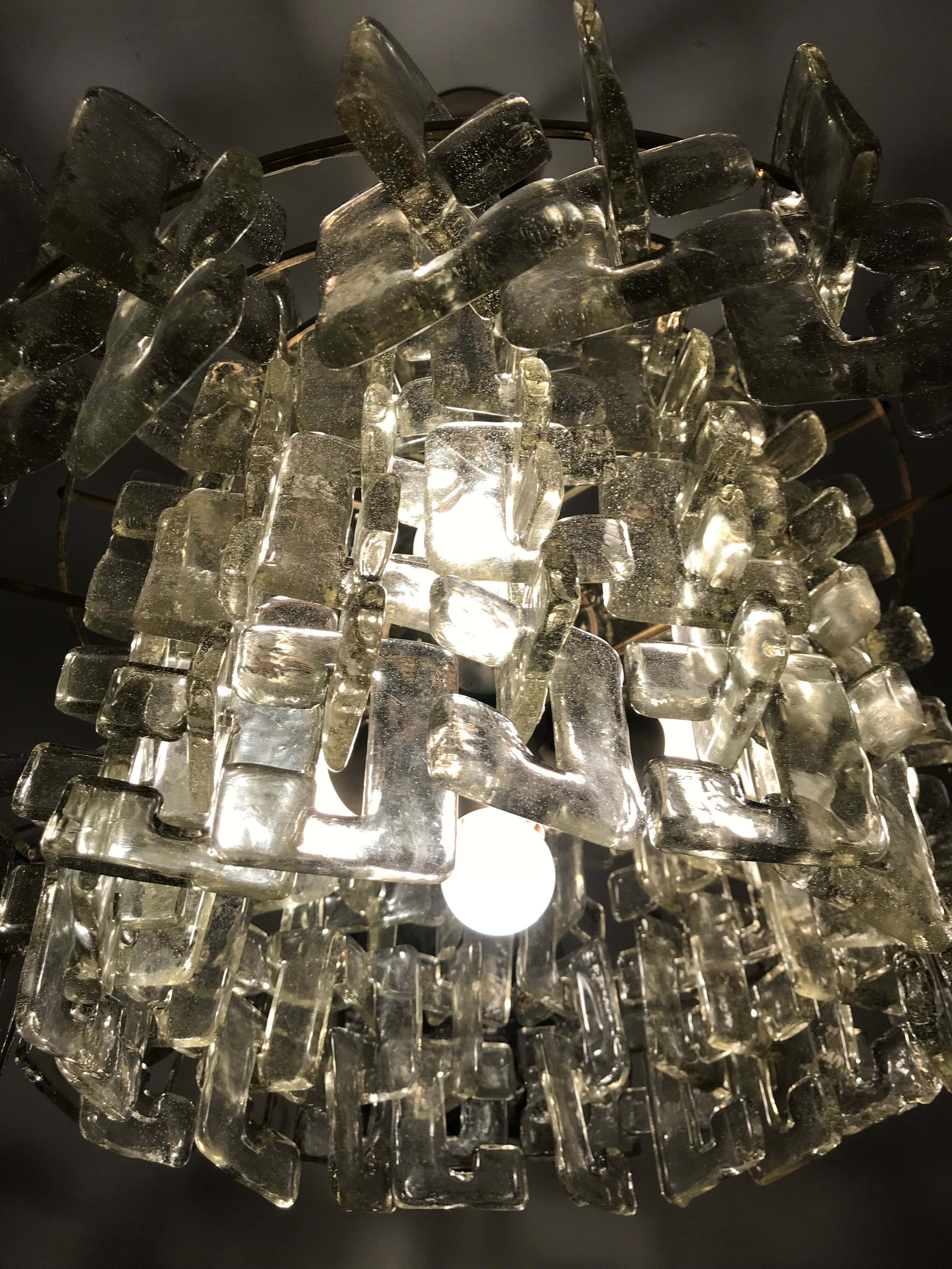 Carlo Nason glass chandelier