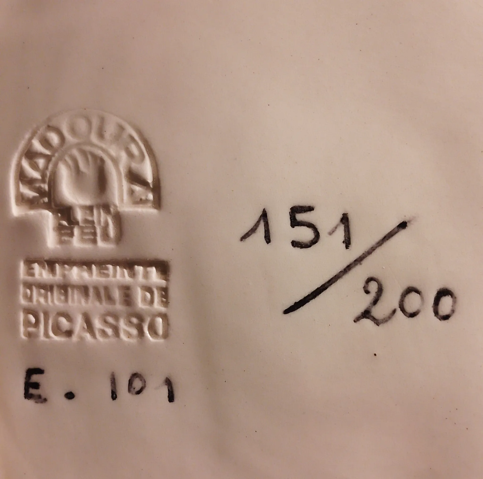 Plar céramique Picasso