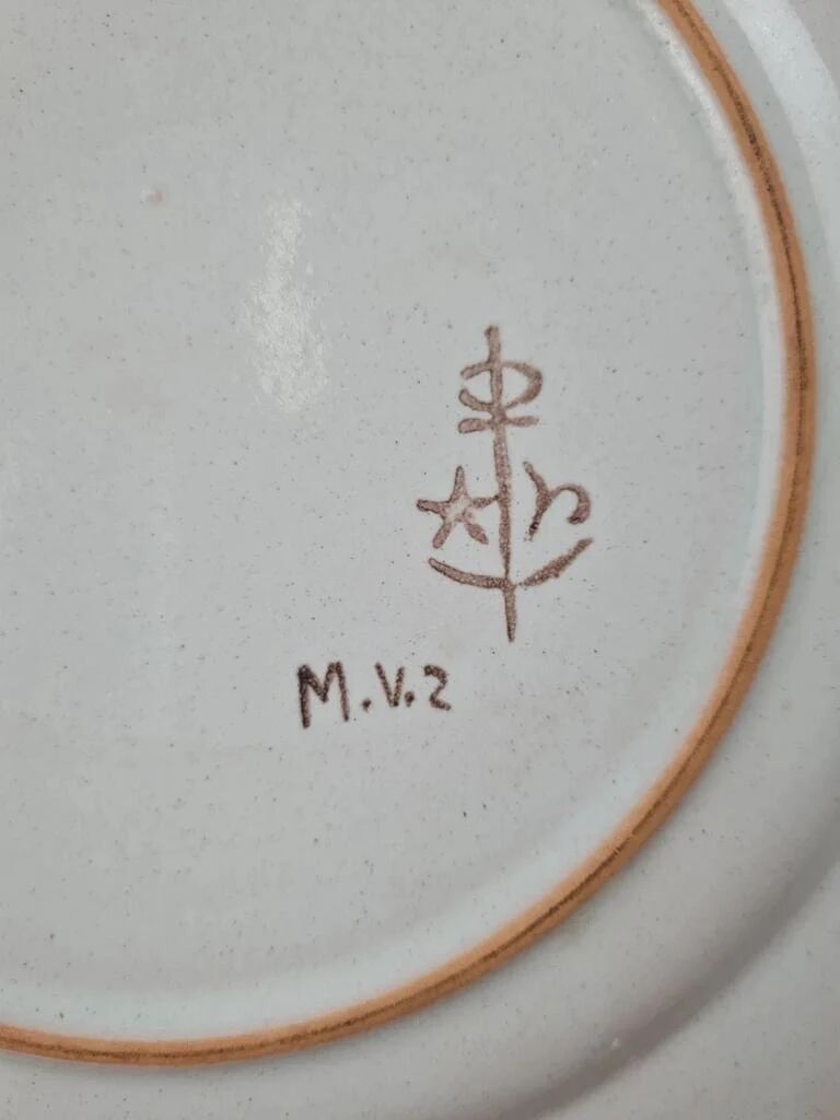 Plate Faïencerie de Pornic
