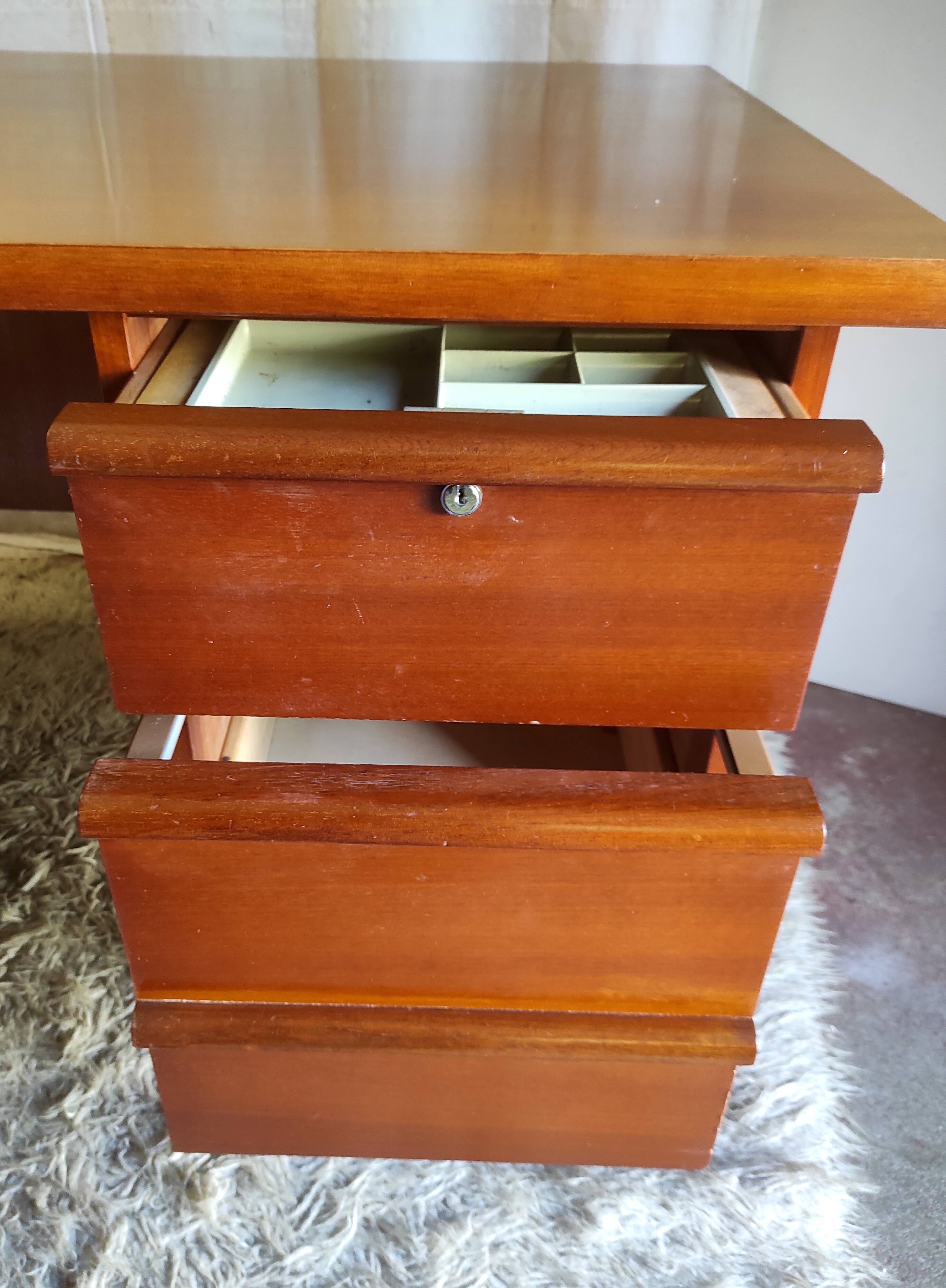 Scandinavian style teak office - 60s