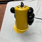 80s metal and plastic table lamp