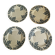Set of 4 Louis XV Dessert Plates HB & Cie