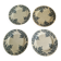 Set of 4 Louis XV Dessert Plates HB & Cie