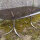 Table en verre années 70
