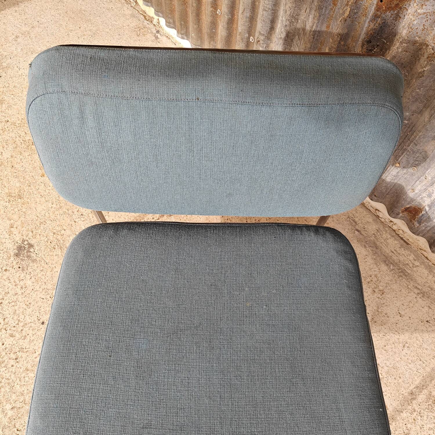 1970s tubular armchair