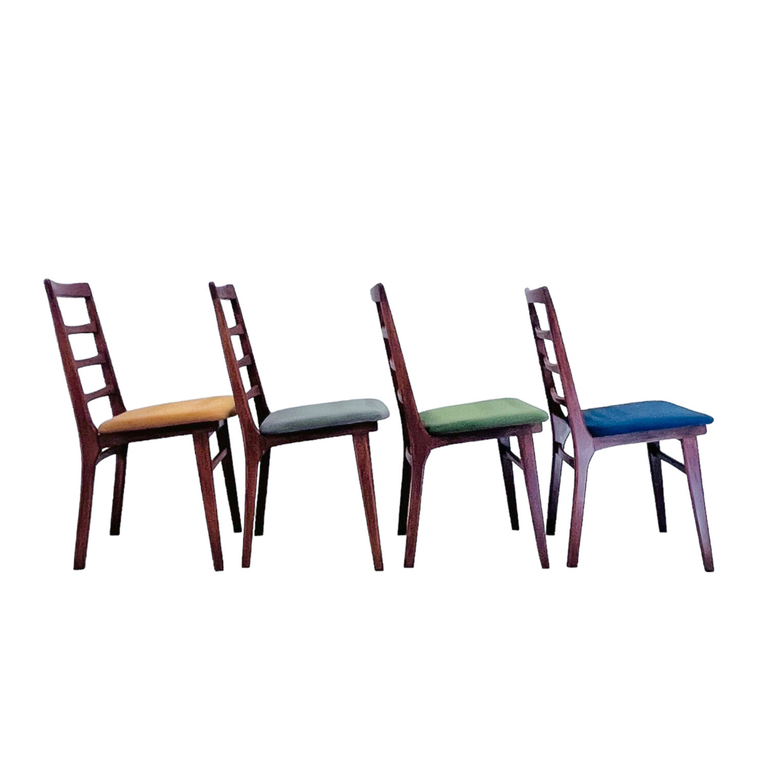 Four elegant chairs from the mid-20th century