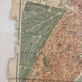 Map of Paris from the 1940s