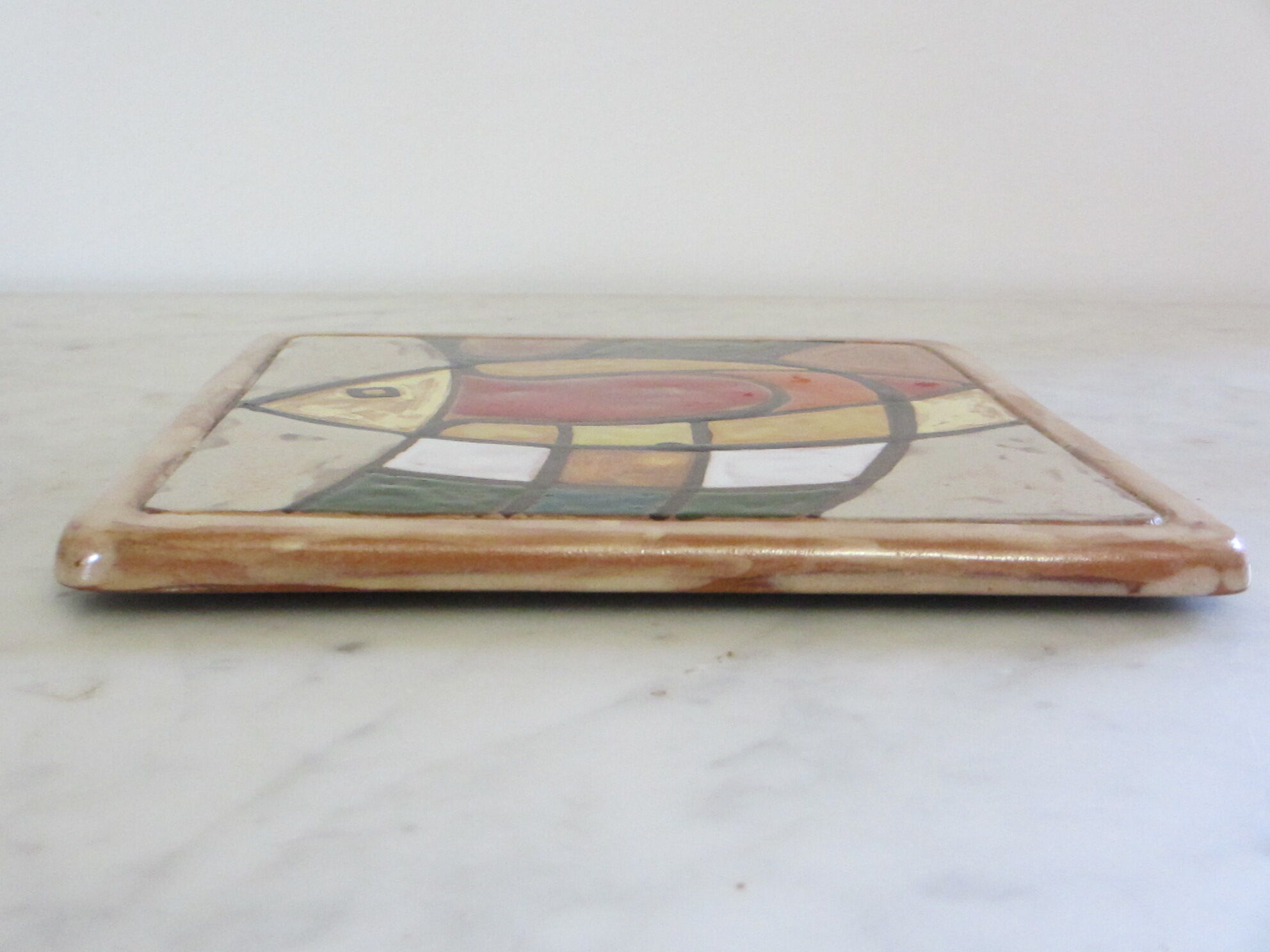 Ceramic table mat by Martine Azema