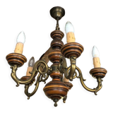 Vintage 5-spoke chandeliers