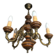 Vintage 5-spoke chandeliers