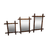 Old bamboo mirror