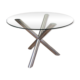 Renato Zevi table for Roche Bobois. 1970. Diameter 120cm.