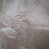 Monogrammed old sheet