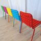 Lot de 5 chaises vintage Pop Art pour enfants : SLOG Croatie, années 1980