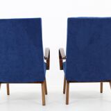 Paire de fauteuils Jaroslav Smidek des années 1960 pour TON, Tchécoslovaquie