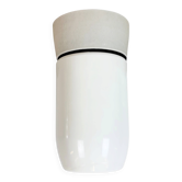 Lustre en porcelaine blanche vintage, années 1970