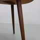 Scandinavian modern teak round coffee table, 1960's denmark