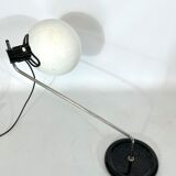 Harvey Guzzini, chrome and plastic articulated table lamp