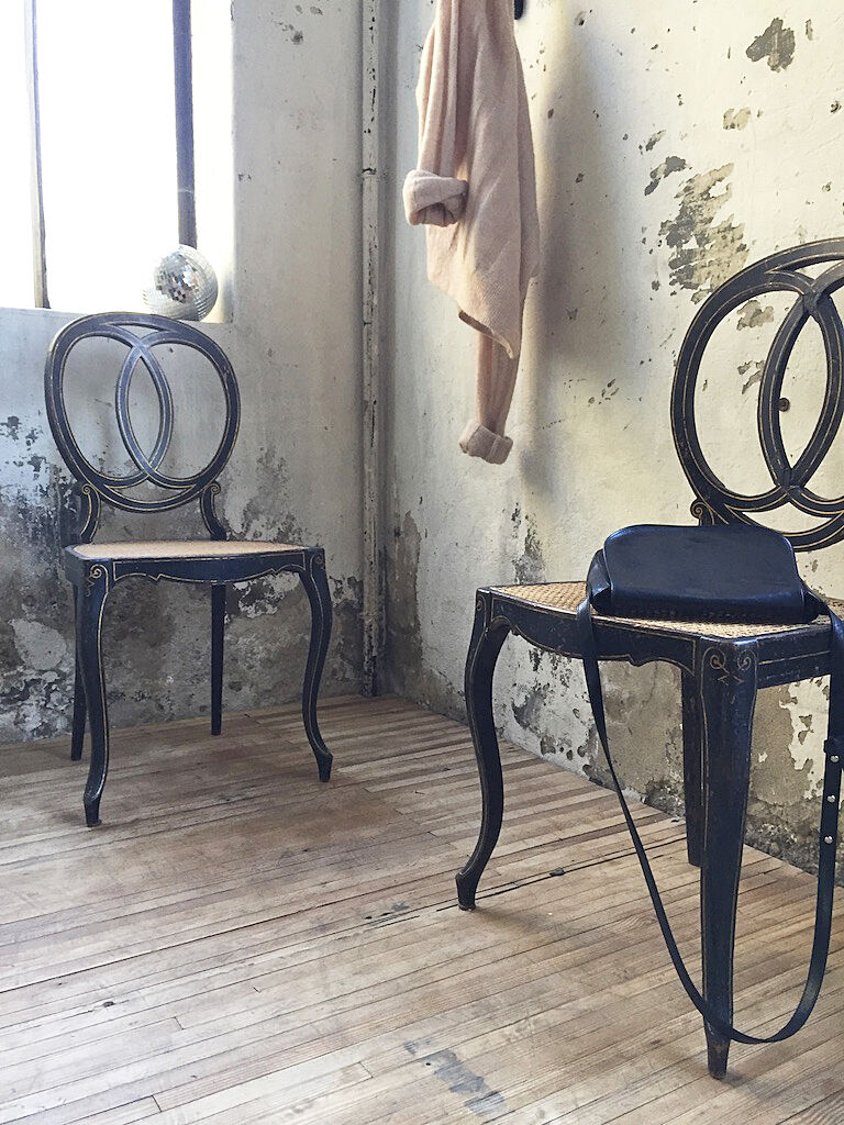Napoleon III chairs pair