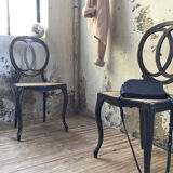 Napoleon III chairs pair