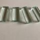 Set of 4 modernist crystal knife holders