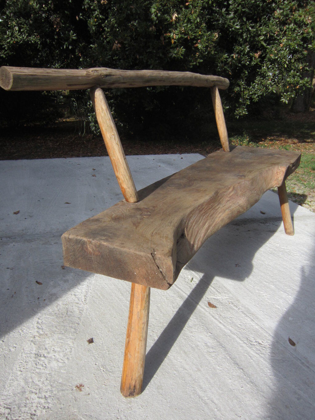 Brutalist farm bench
