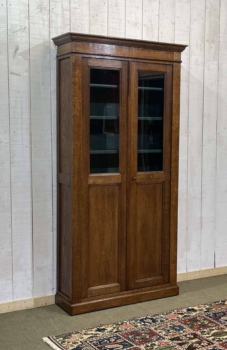 Late 19th century oak bookcase