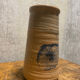 Ceramic vase with blue flowers