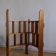 Wooden corner shelves