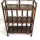 SHELF - BOOKCASE on legs in RATTAN
