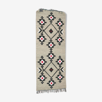 Tapis ethnique en laine entièrement fait main