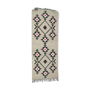 tapis ethnique en laine - main