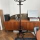 Baumann coat rack, swivelling parrot design from the 60s/70s in wood.