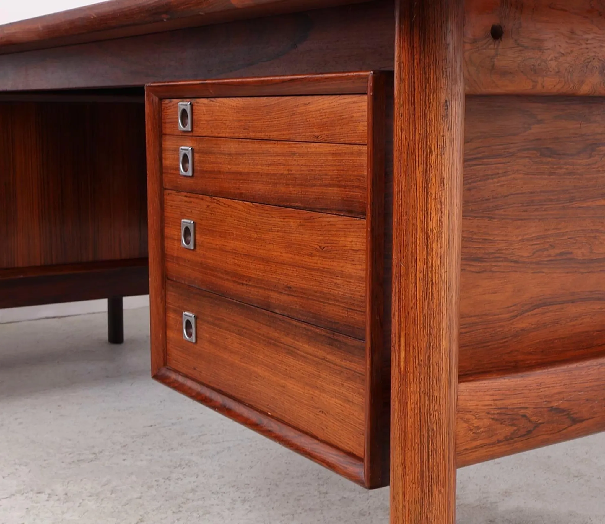 Bureau exécutif vintage avec buffet, Arne Vodder pour Sibast, années 1960