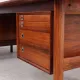 Vintage executive desk with sideboard, Arne Vodder for Sibast, 1960s