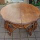 Napoleon III Louis XV style oak table with two extensions, 10 place settings, late 19th century