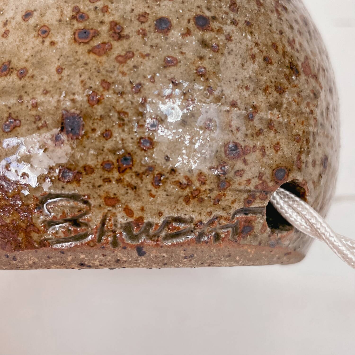 Guy Baudat owl sandstone lamp