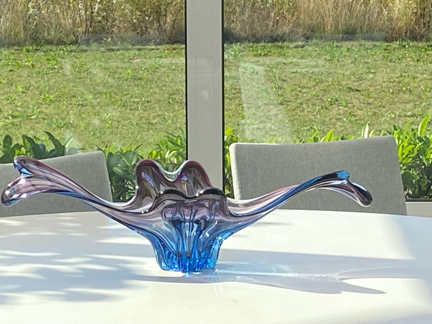 Huge Vintage Murano Centrepiece or fruit bowl