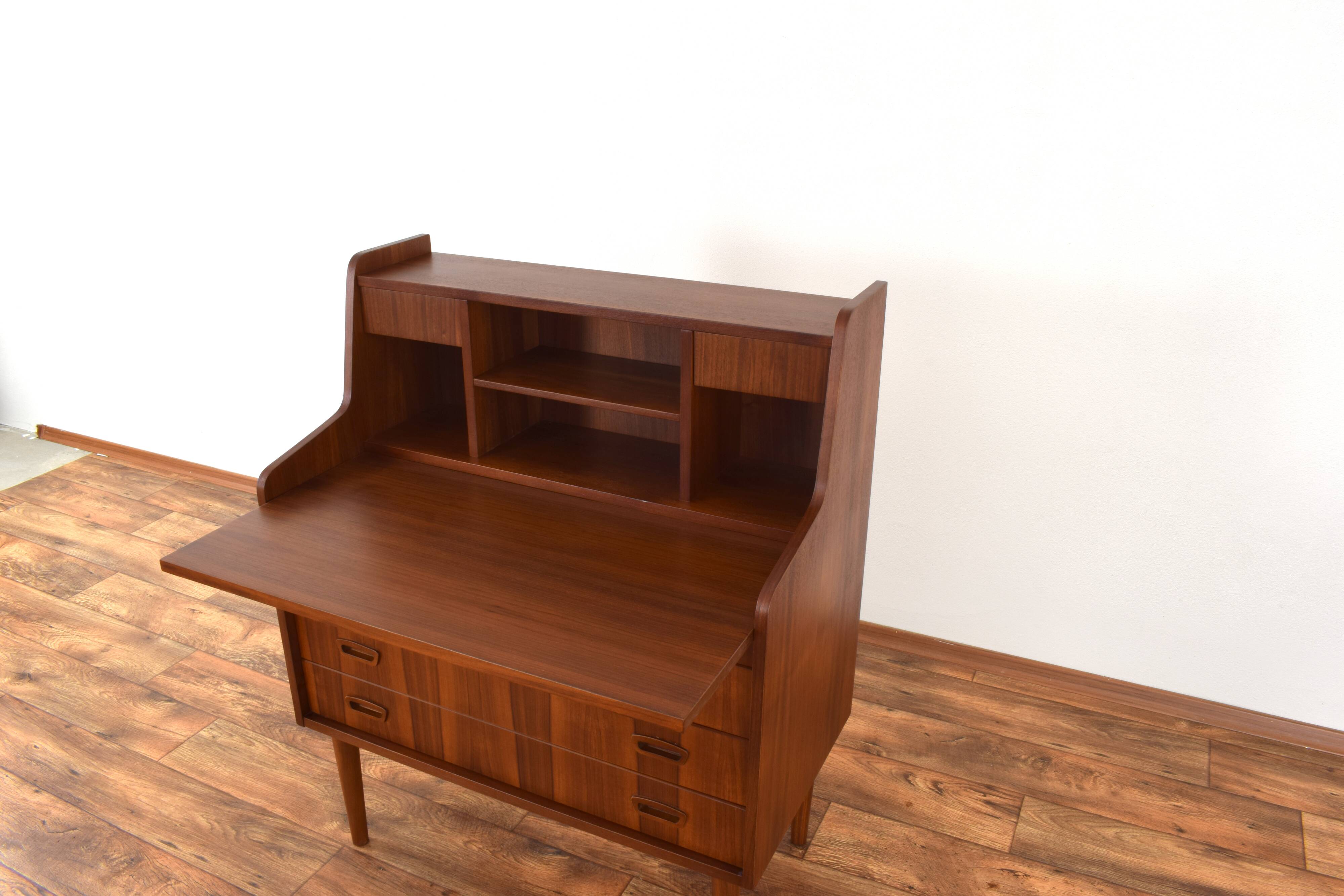 Mid-Century Danish Walnut Secretary, 1960s.