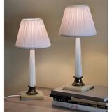 Paire de lampes néoclassiques vintage