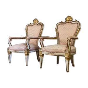 Paire de fauteuils en