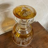 Bohemian crystal liquor service